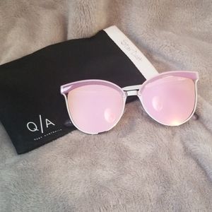 Quay Australia Pink Stardust Sunglasses